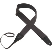 MC8A-BLK Tracolla in cotone con laccio Black 2"