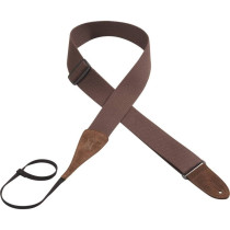 MC8A-BRN Tracolla in cotone con laccio Brown 2"