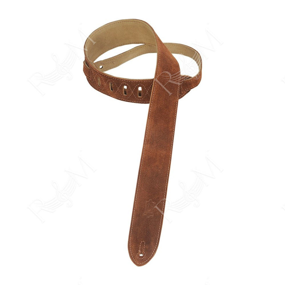 MS12-BRN Tracolla in pelle scamosciata Brown 2"