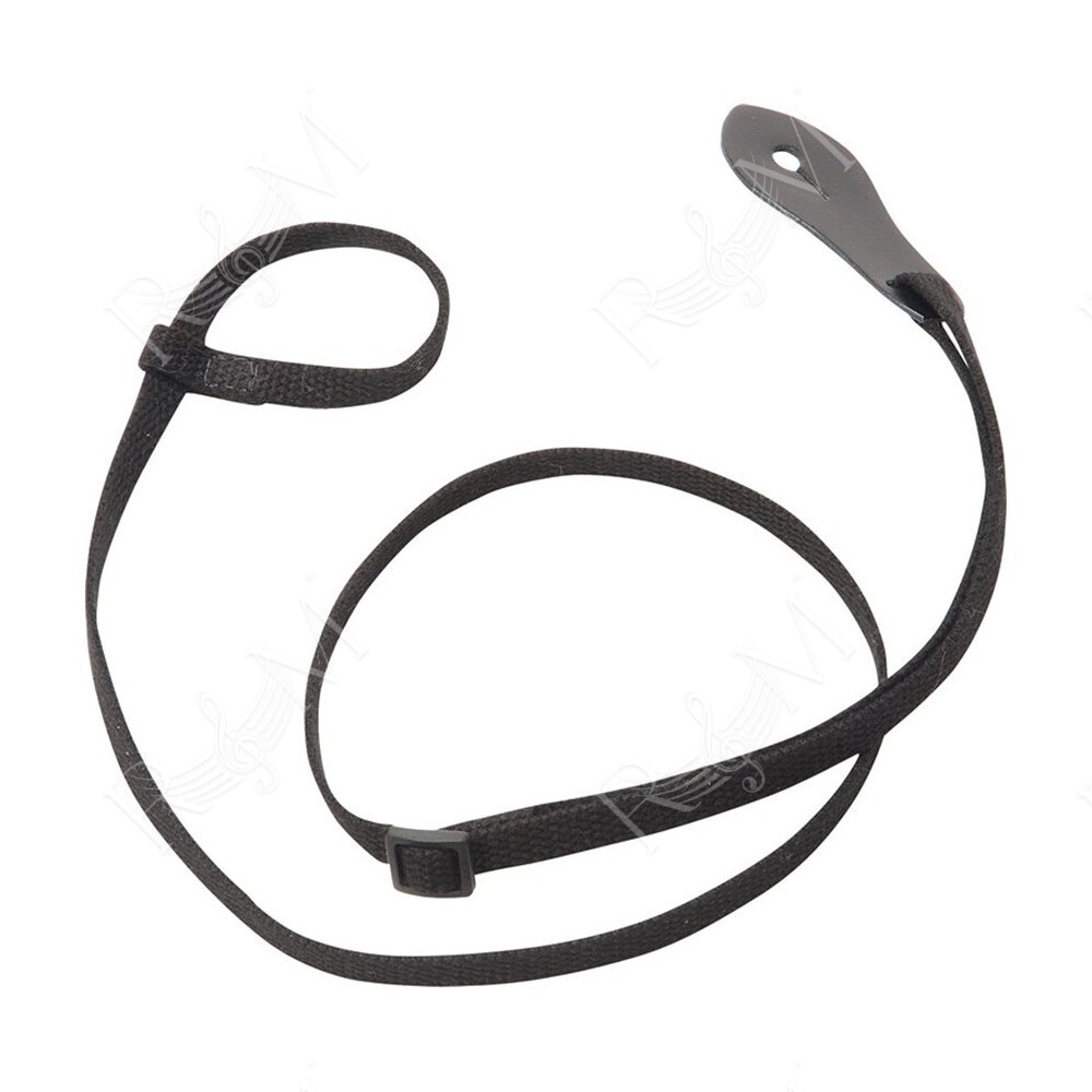 M19C-BLK Tracolla per mandolino in cotone Black 3/4"