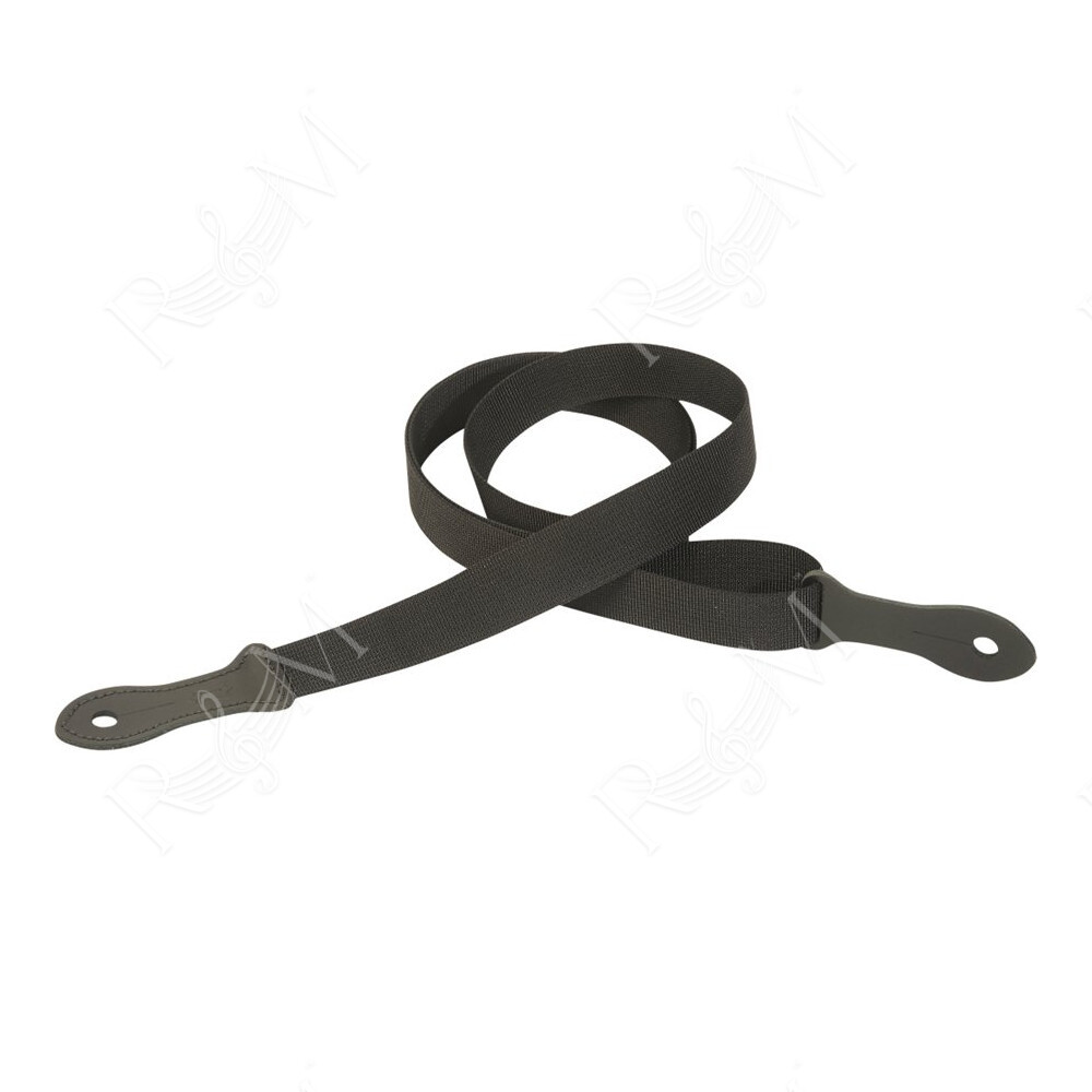 M23P-BLK Tracolla per mandolino e ukulele in poliestere Black 1"