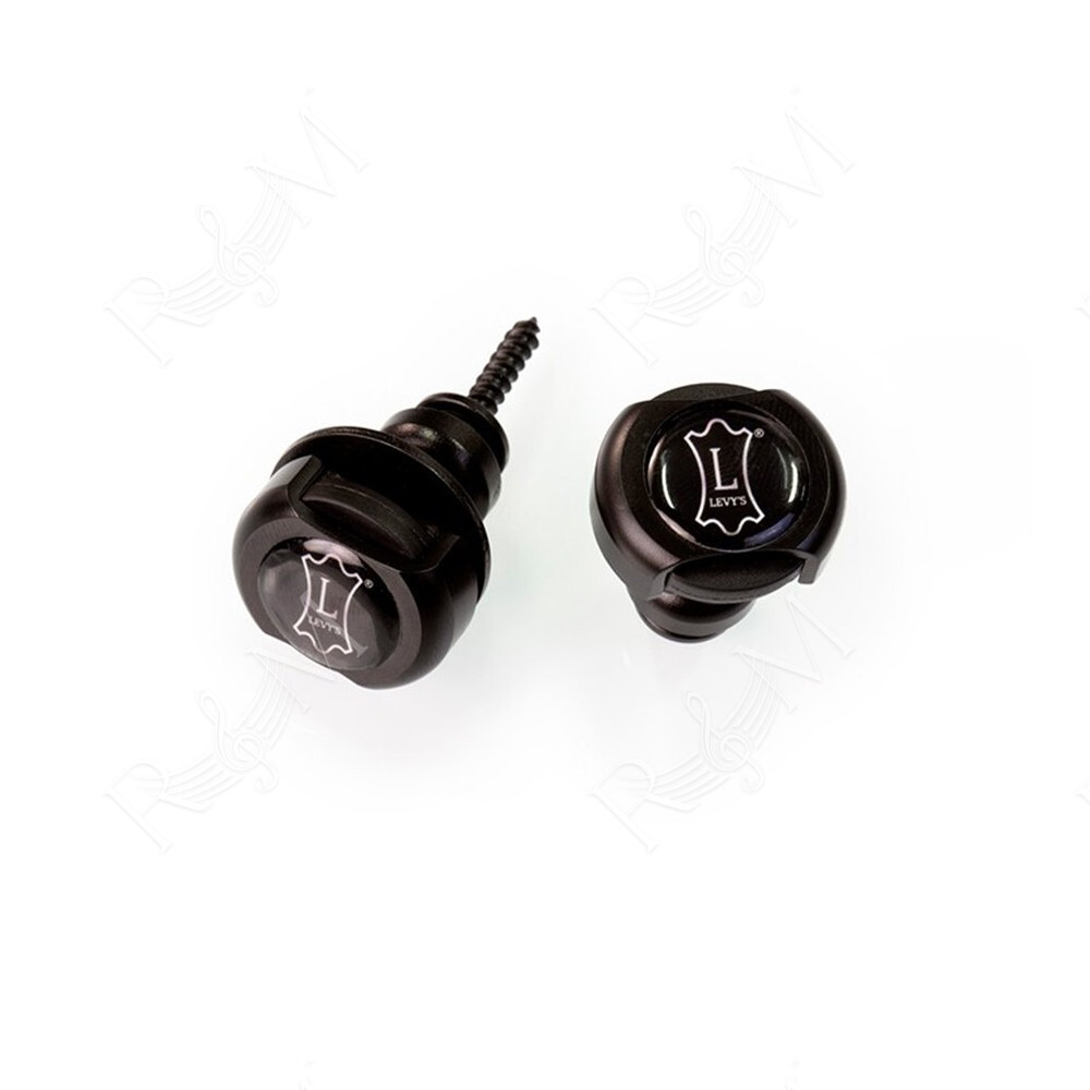 SLKSTPBTNMB Strap Lock in metallo Black