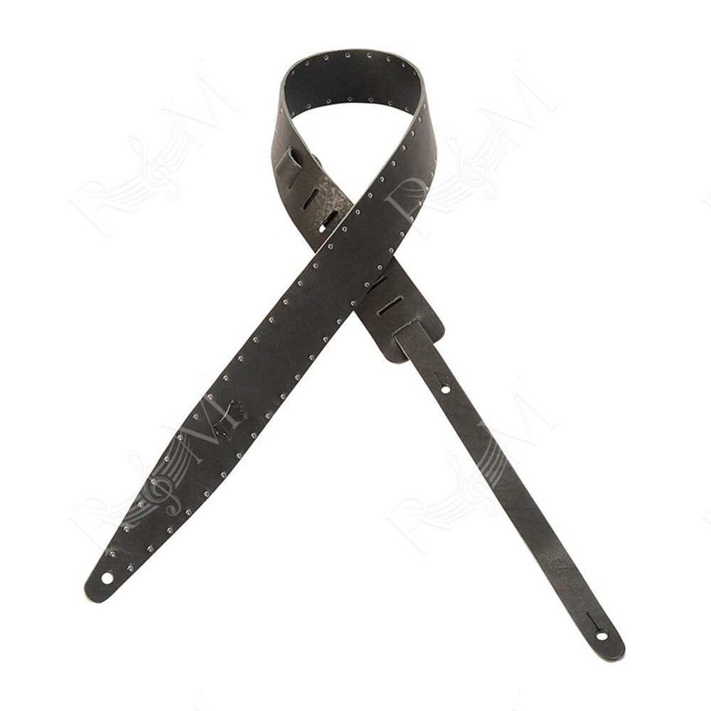 MV417ST-BLK Tracolla in pelle conciata al vegetale Black 2"