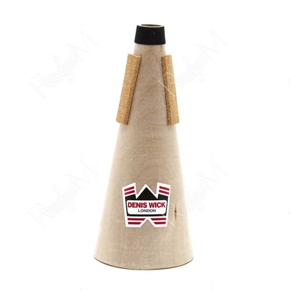 Sordina dritta in legno per tromba in Re o cornetta in Mib - 5550