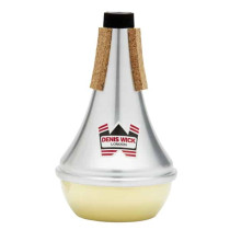 Sordina per tromba o cornetta dritta in alluminio con fondo in ottone  5504B