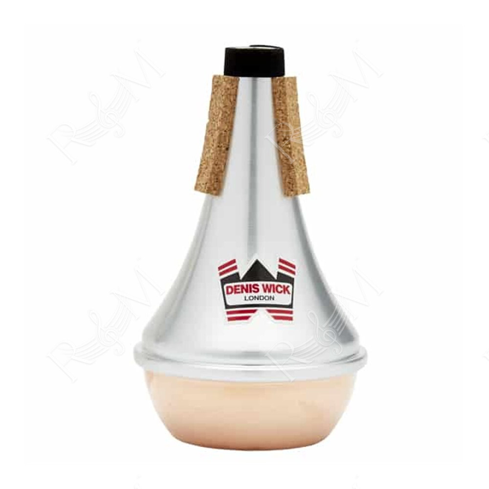 Sordina per tromba o cornetta dritta in alluminio con fondo in rame 5504C