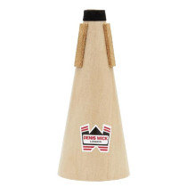 Sordina per tromba o cornetta dritta in legno 5551
