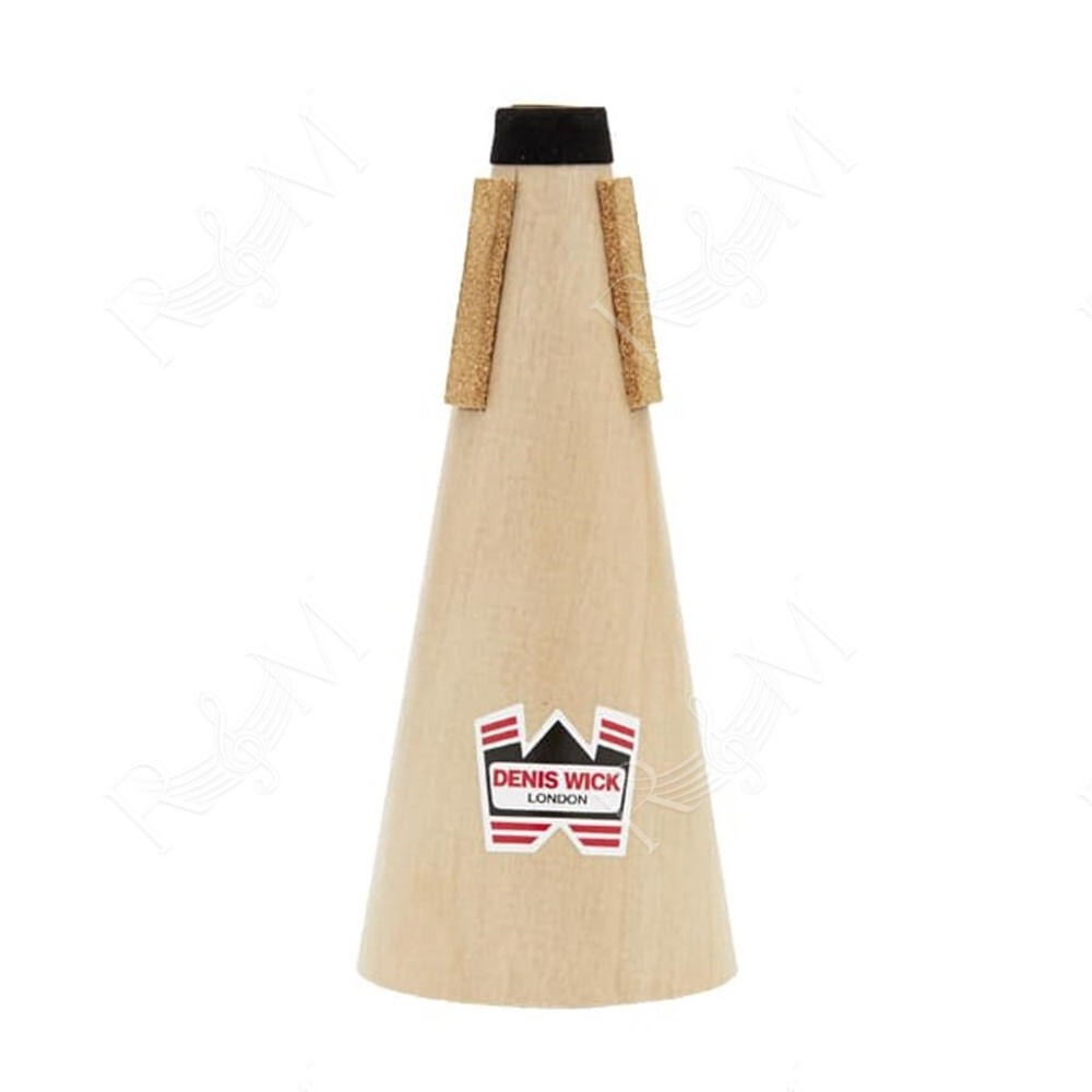 Sordina per tromba o cornetta dritta in legno 5551