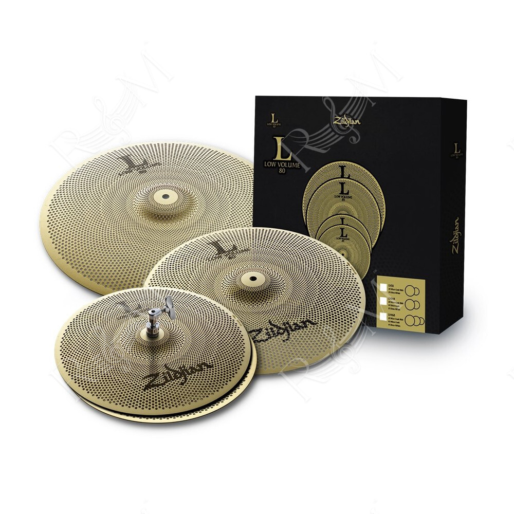 LV468-Low Volume L80 Cymbal Pack-14,16,18"
