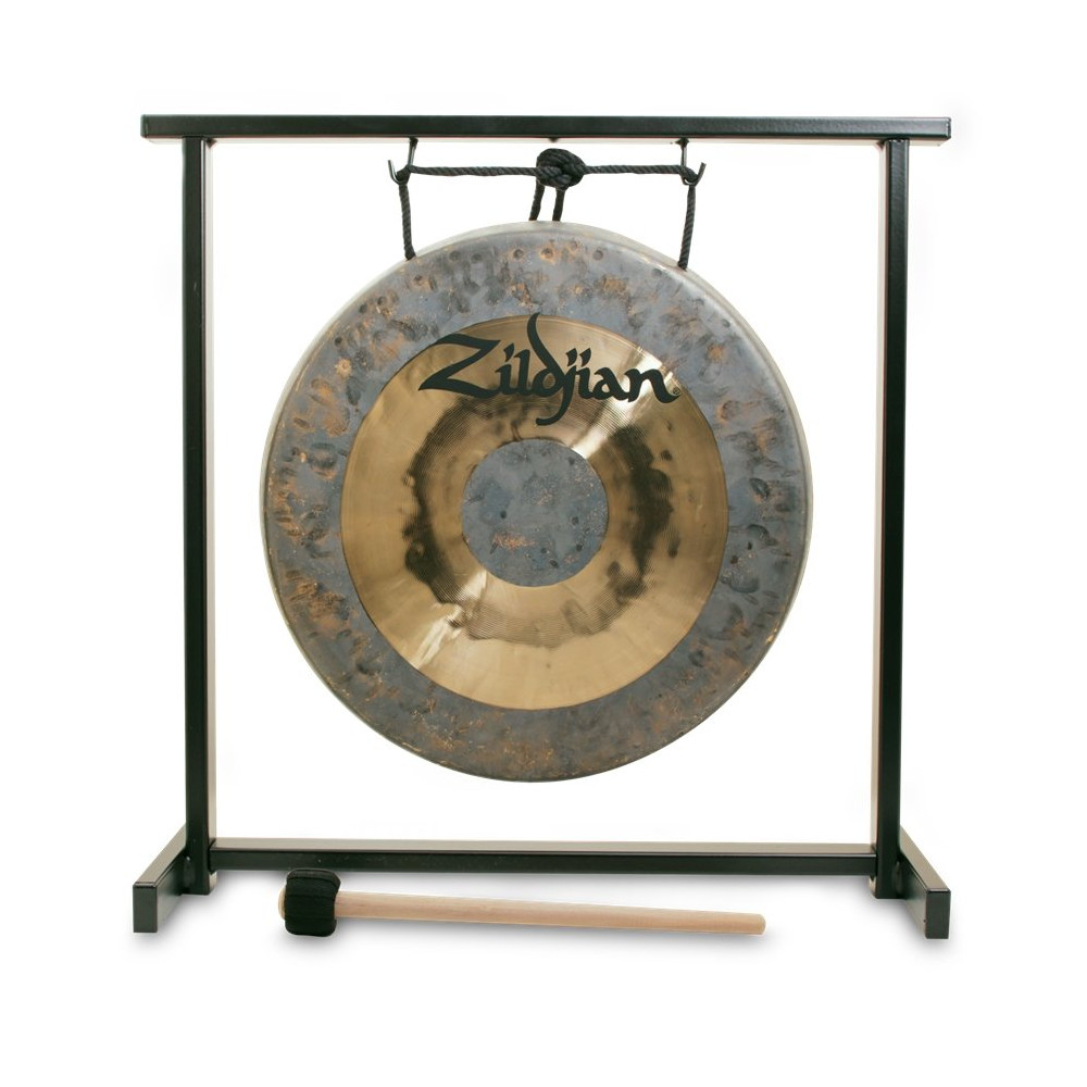 P0565-12" Trad. Gong and Stand Set