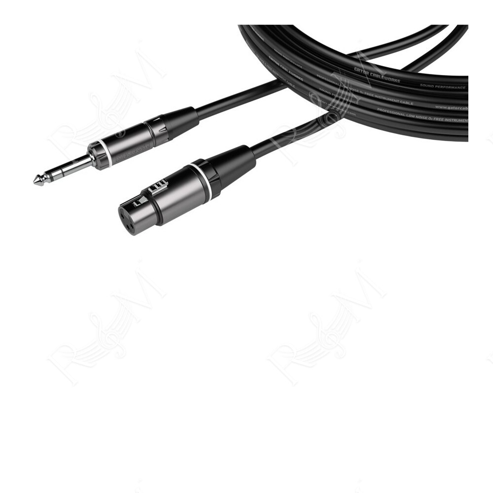 GCWC-XLR-10FTRS Cavo da XLR femmina a TRS 3 m Serie Composer