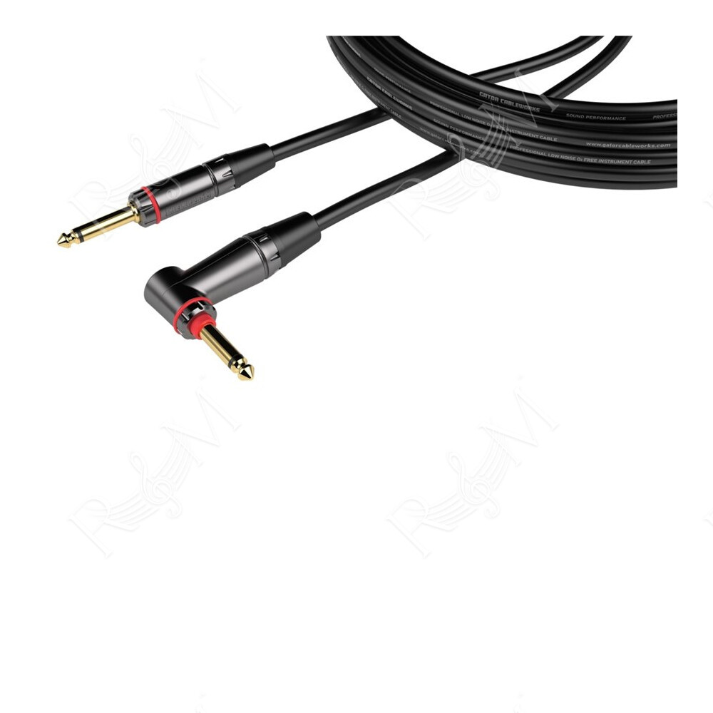 GCWH-INS-30RAQT Cavo strumento jack dritto/angolato 9 m Serie Headliner Quiet