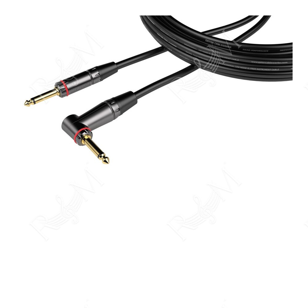 GCWH-INS-30RA Cavo strumento jack dritto/angolato 9 m Serie Headliner