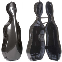 1002NWN CUSTODIA NEWTECH PER VIOLONCELLO - RUOTE - BLACK