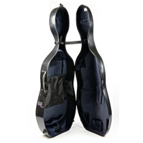 1002XLC CUSTODIA HIGHTECH REGOLABILE PER VIOLONCELLO - BLACK CARBON