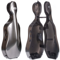 1004XLSC CUSTODIA HIGHTECH COMPACT PER VIOLONCELLO - SILVER CARBON