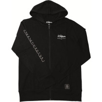 ZAHD0091 Zip Hoodie Black Small