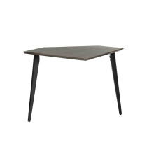 GFW-ELITEDESKCRNR-BRN Angolo scrivania workstation Elite in noce scuro per studi e creator