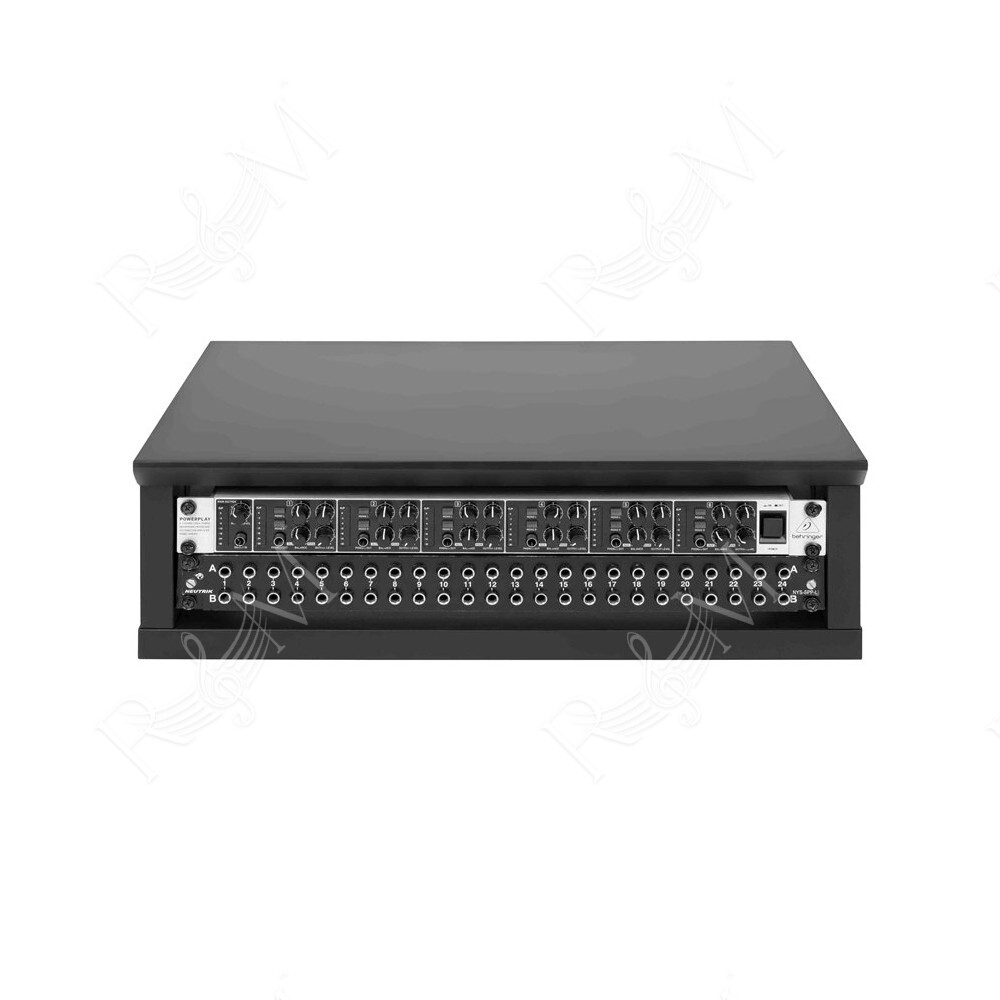 GFW-ELITERK-2U-BLK Rack in legno 2U, colore nero standard