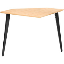 GFW-ELITEDESKCRNR-MPL Angolo scrivania workstation Elite in acero naturale opaco per studi e creator
