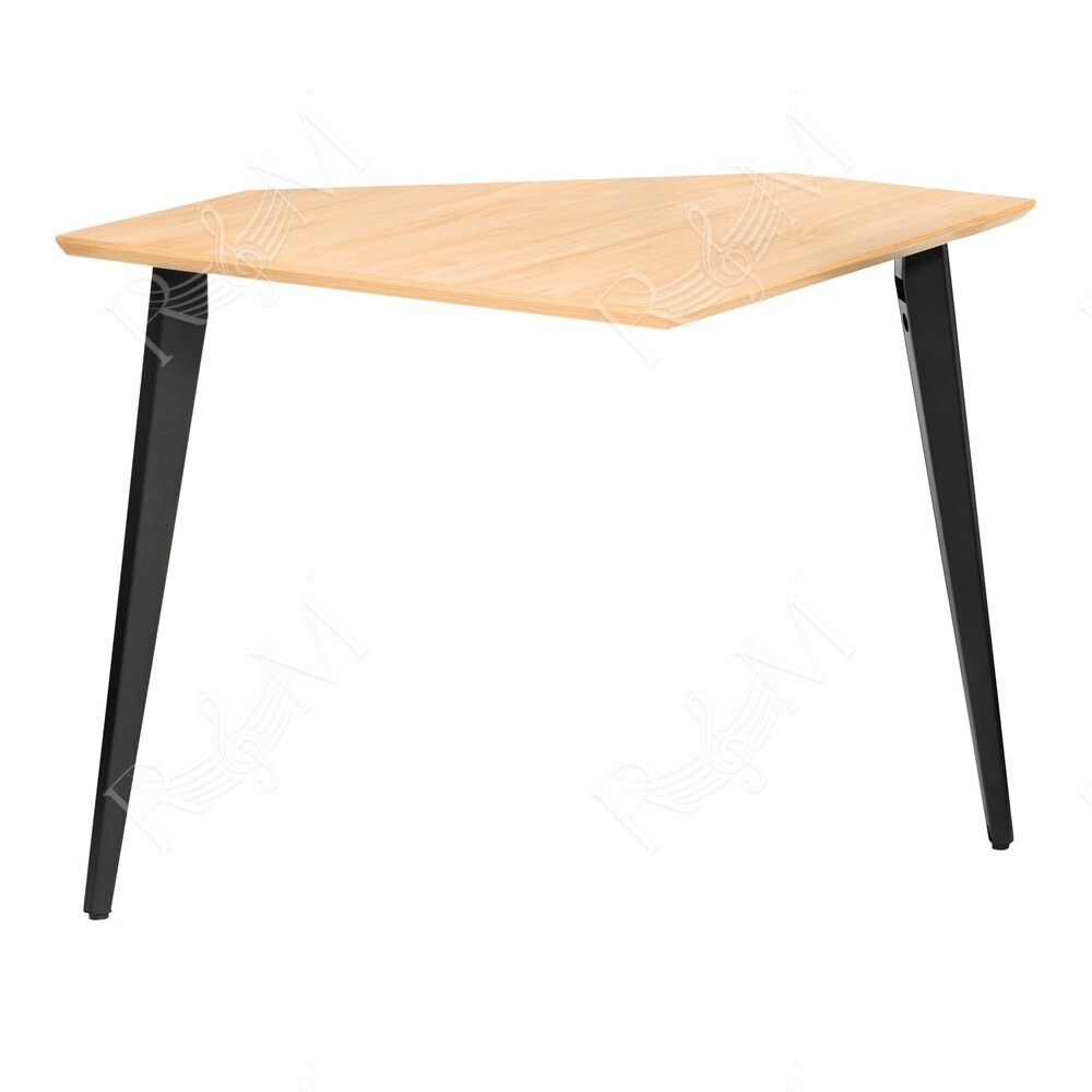 GFW-ELITEDESKCRNR-MPL Angolo scrivania workstation Elite in acero naturale opaco per studi e creator