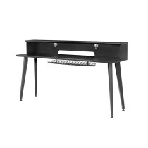 GFW-ELITEKEYTBL88-BLK Workstation in legno per tastiere fino a 88 tasti, colore nero standard