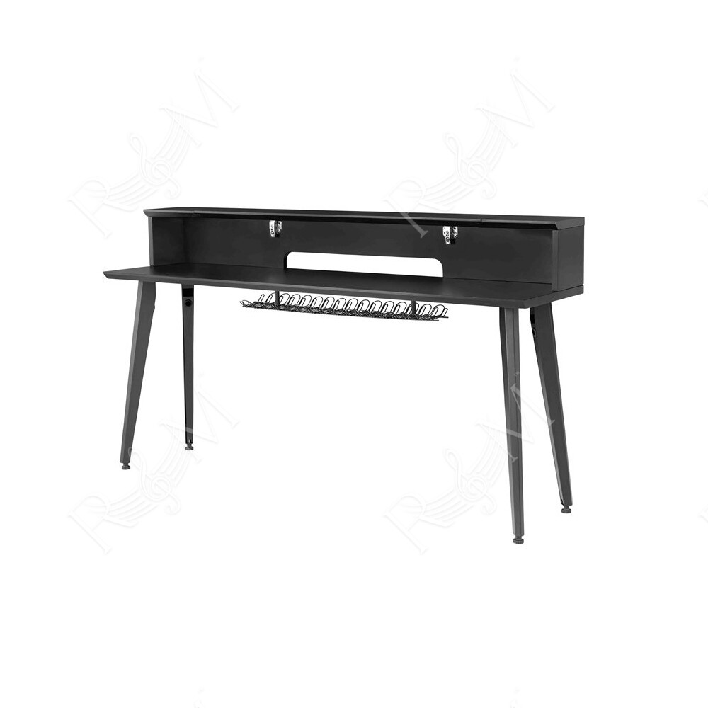 GFW-ELITEKEYTBL88-BLK Workstation in legno per tastiere fino a 88 tasti, colore nero standard