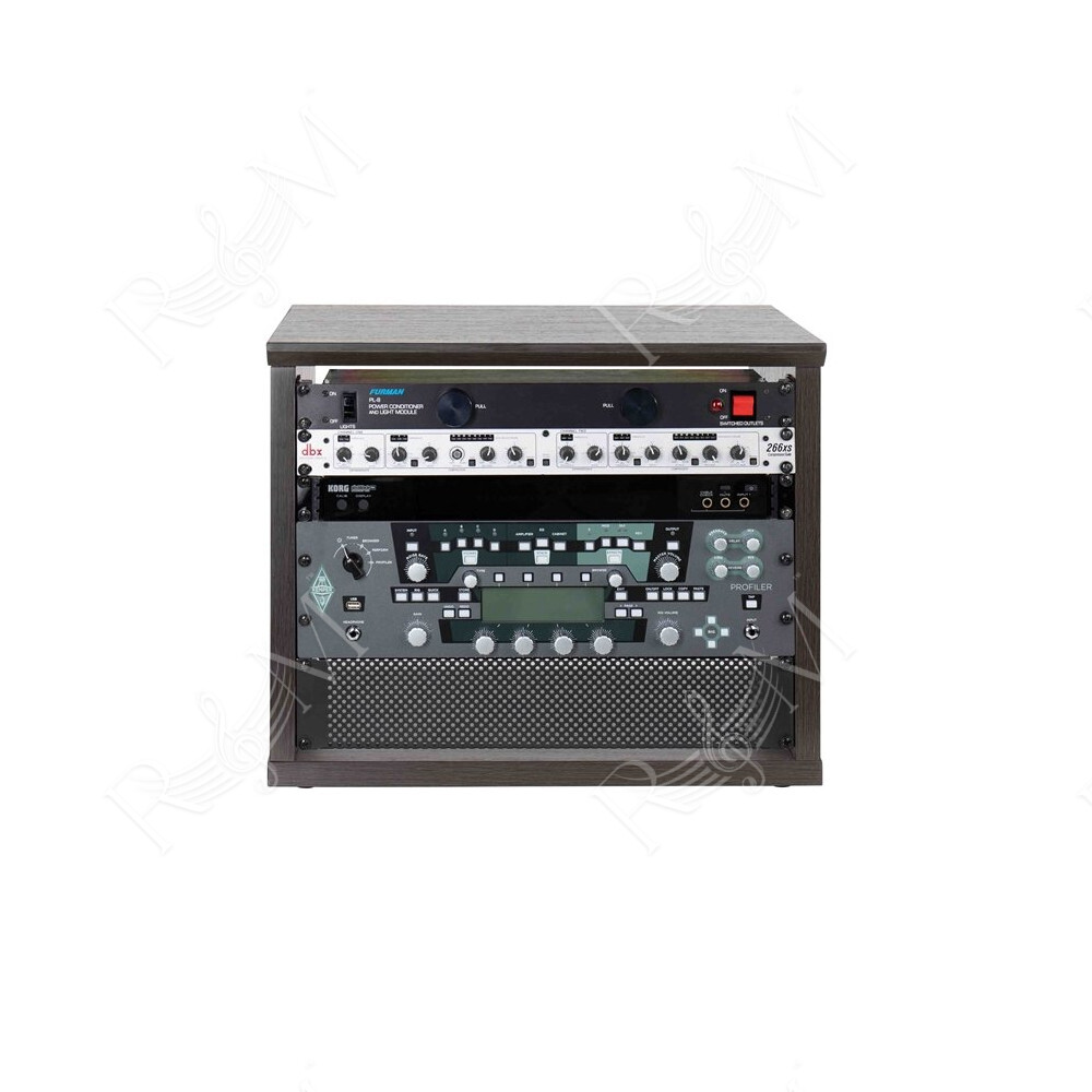 GFW-ELITERK-8U-BRN Rack 8U in legno noce scuro finitura standard