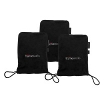 GFW-MICPOUCH-3PK Set di 3 custodie in velluto per microfoni da studio