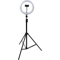 GFW-RINGLIGHTTRIPD Ring Light con treppiede e supporto per smartphone