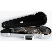 BFIC-0047 DOPPIO STRATO IN SETA PER BORSA PER VIOLINO - ORANGE