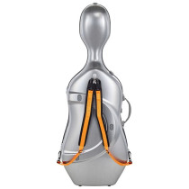 DEF1005XLA CUSTODIA HIGHTECH LA DEFENSE OBLONG PER VIOLONCELLO - BRUSHED ALUMINUM