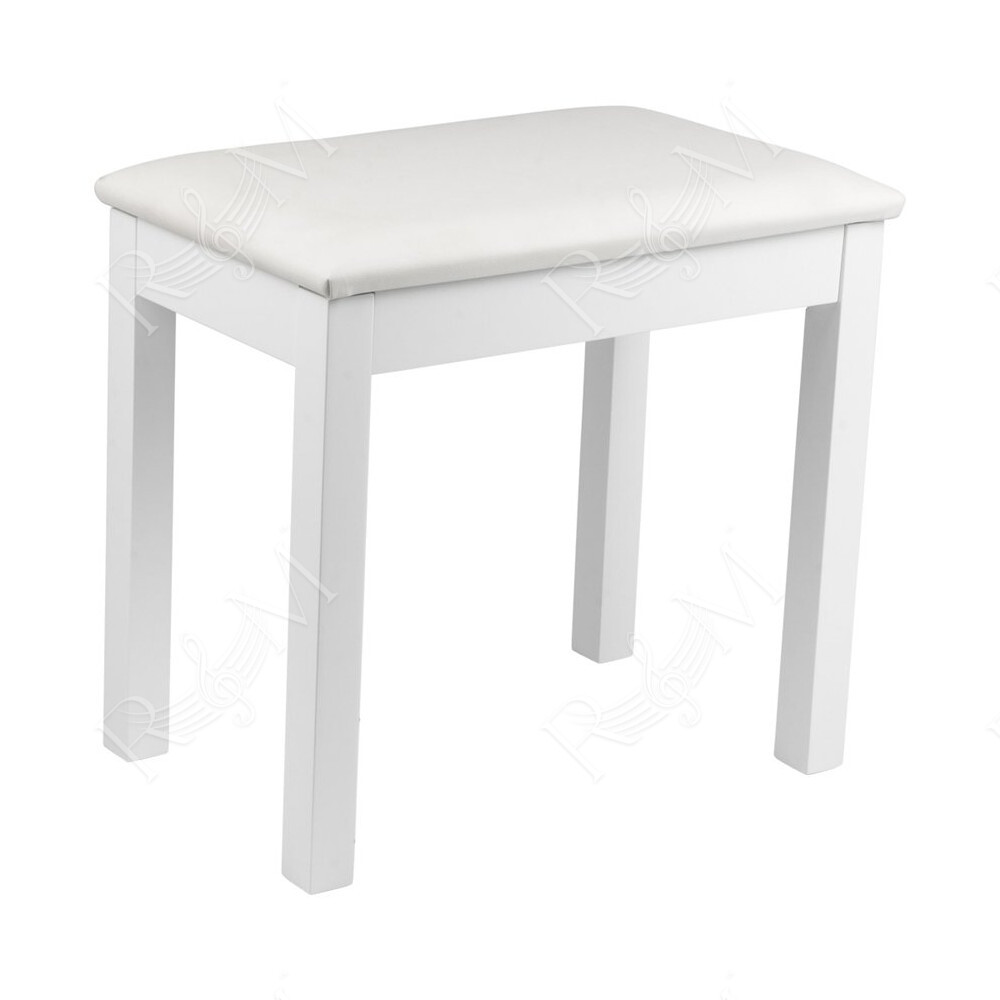 GFW-KEYBENCH-WDWH Panchetta in legno bianca per tastiera o pianoforte