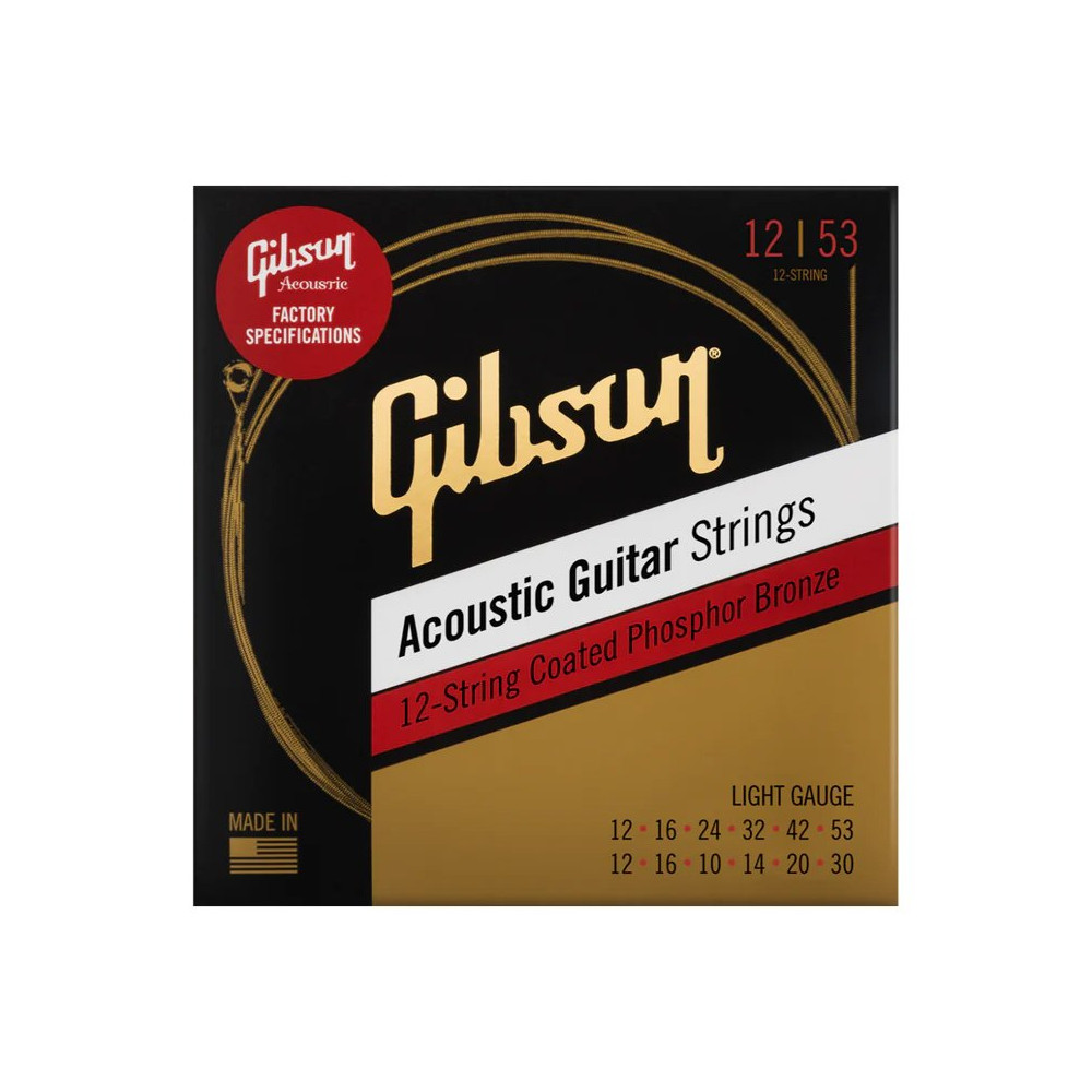 SAG-PB12L Phosphor Bronze 12-String 12-50/12-53