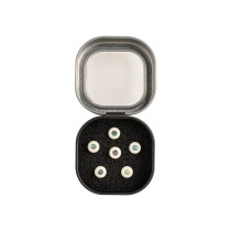 18APP0013 Liquid Metal Pin set bone/pearl