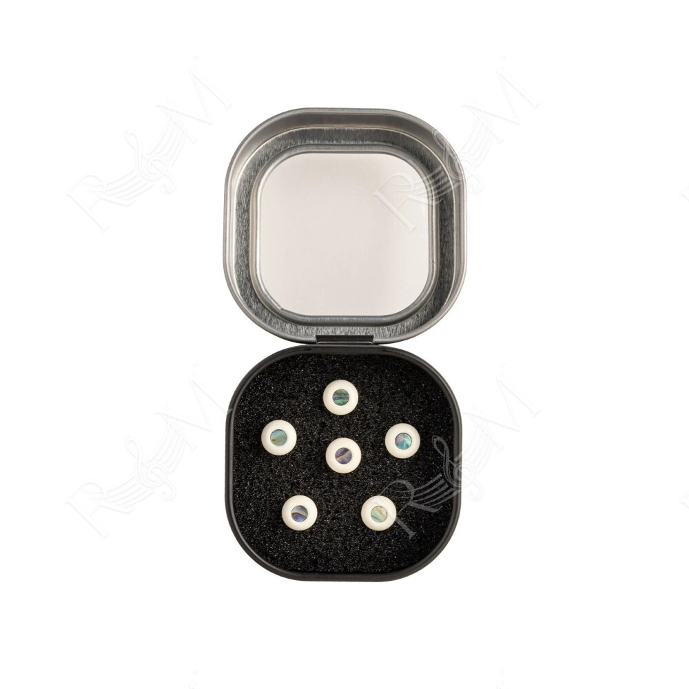 18APP0013 Liquid Metal Pin set bone/pearl