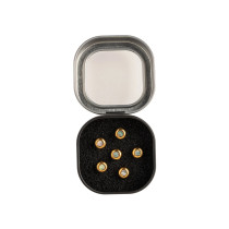18APP0014 Liquid Metal Pin set gold/pearl