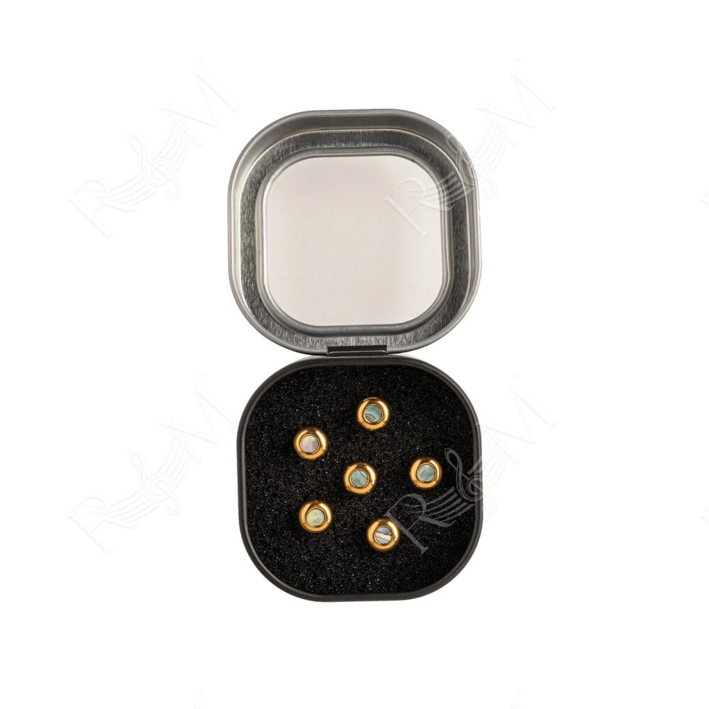 18APP0014 Liquid Metal Pin set gold/pearl