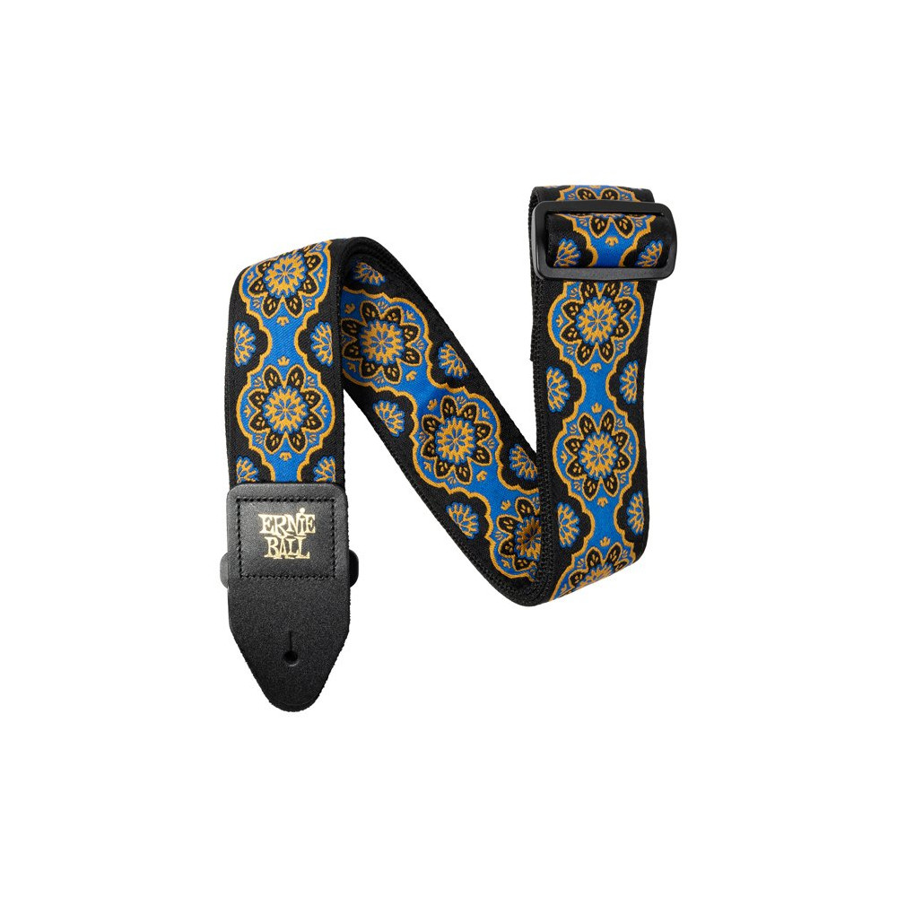 5634 Jacquard Strap Blue Kaleidoscope