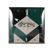 18N0421 Martin Retro Monogram Lighted Wall Clock
