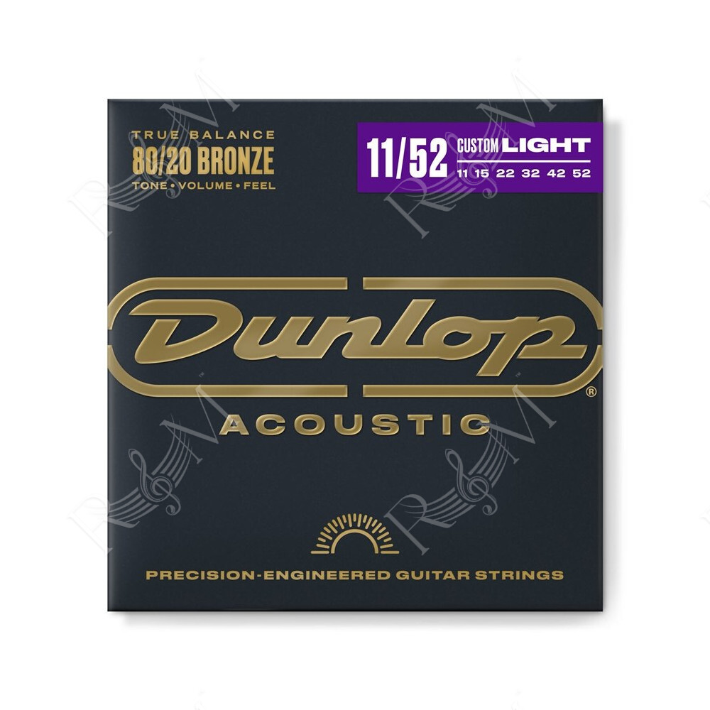 DAB1152 Acoustic 80/20 Bronze, Medium Light Set/6