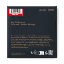 DAB1254 Acoustic 80/20 Bronze, Light Set/6