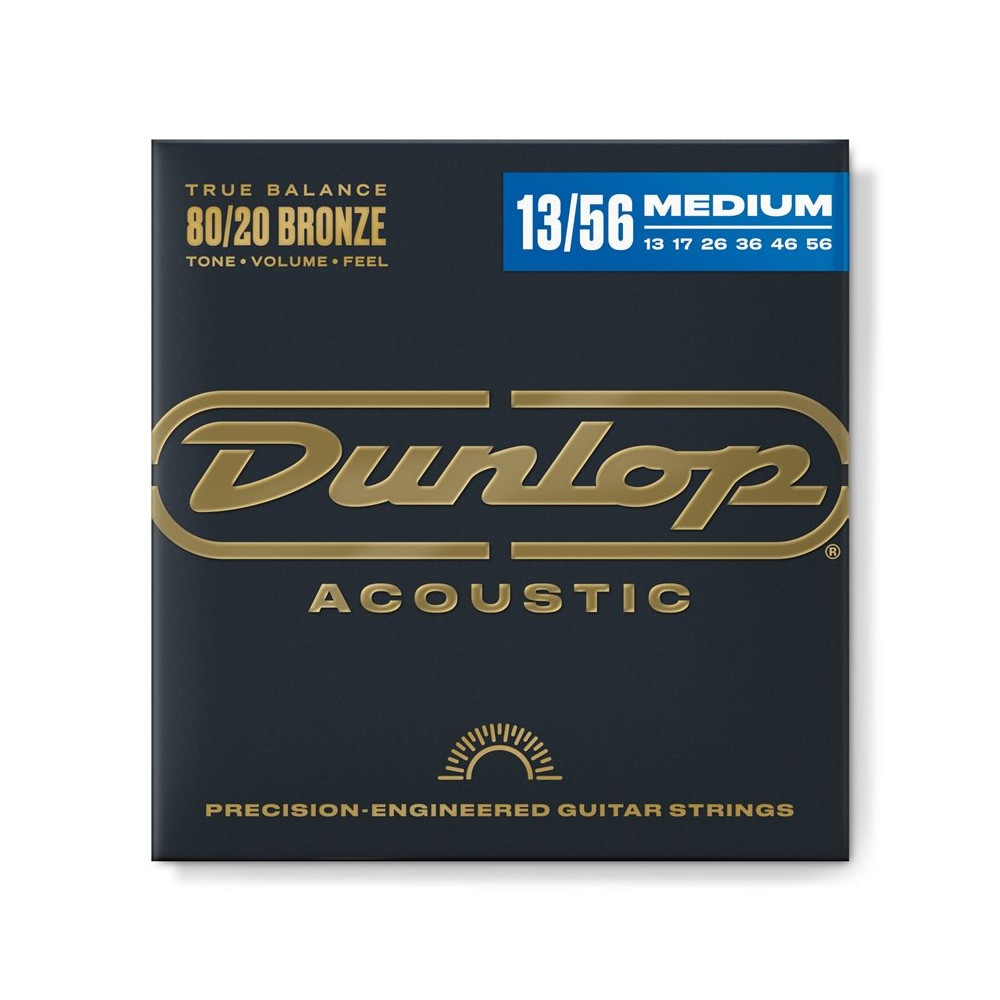 DAB1356 Acoustic 80/20 Bronze, Medium Set/6