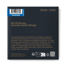 DAB1356 Acoustic 80/20 Bronze, Medium Set/6