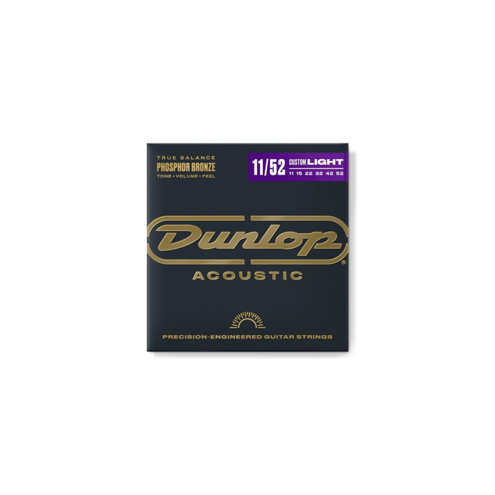 DAP1152 Acoustic Phosphor Bronze, Medium Light Set/6