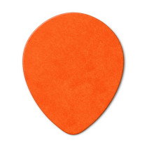413R Tortex Tear Drop Orange .60