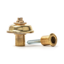SLS1402BR Straplok Flush Mount Strap Retainer System, Brass