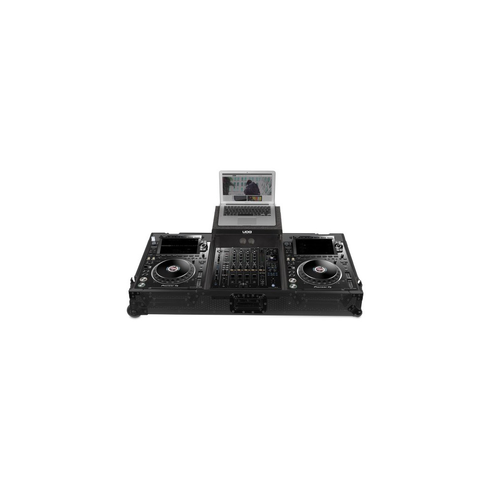 U91086BL - Ultimate Fligt Case Set Pioneer CDJ-3000/A9 Black Plus (L&W)