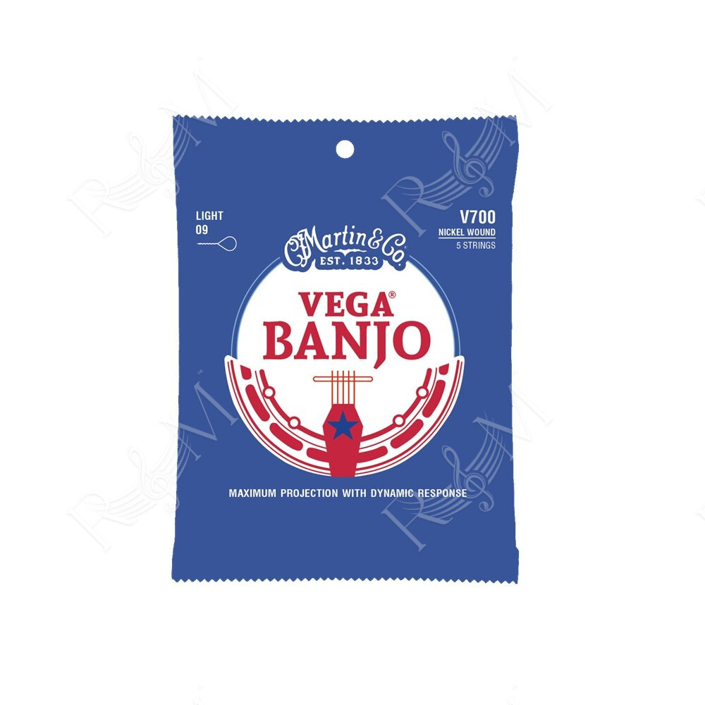 V700 Vega Banjo Strings Light Nickel Wound