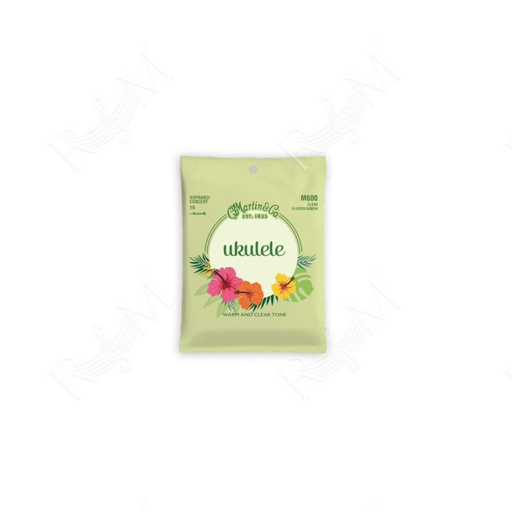 M600 Ukulele Strings Soprano/Concerto Fluorocarbon 19.1-22